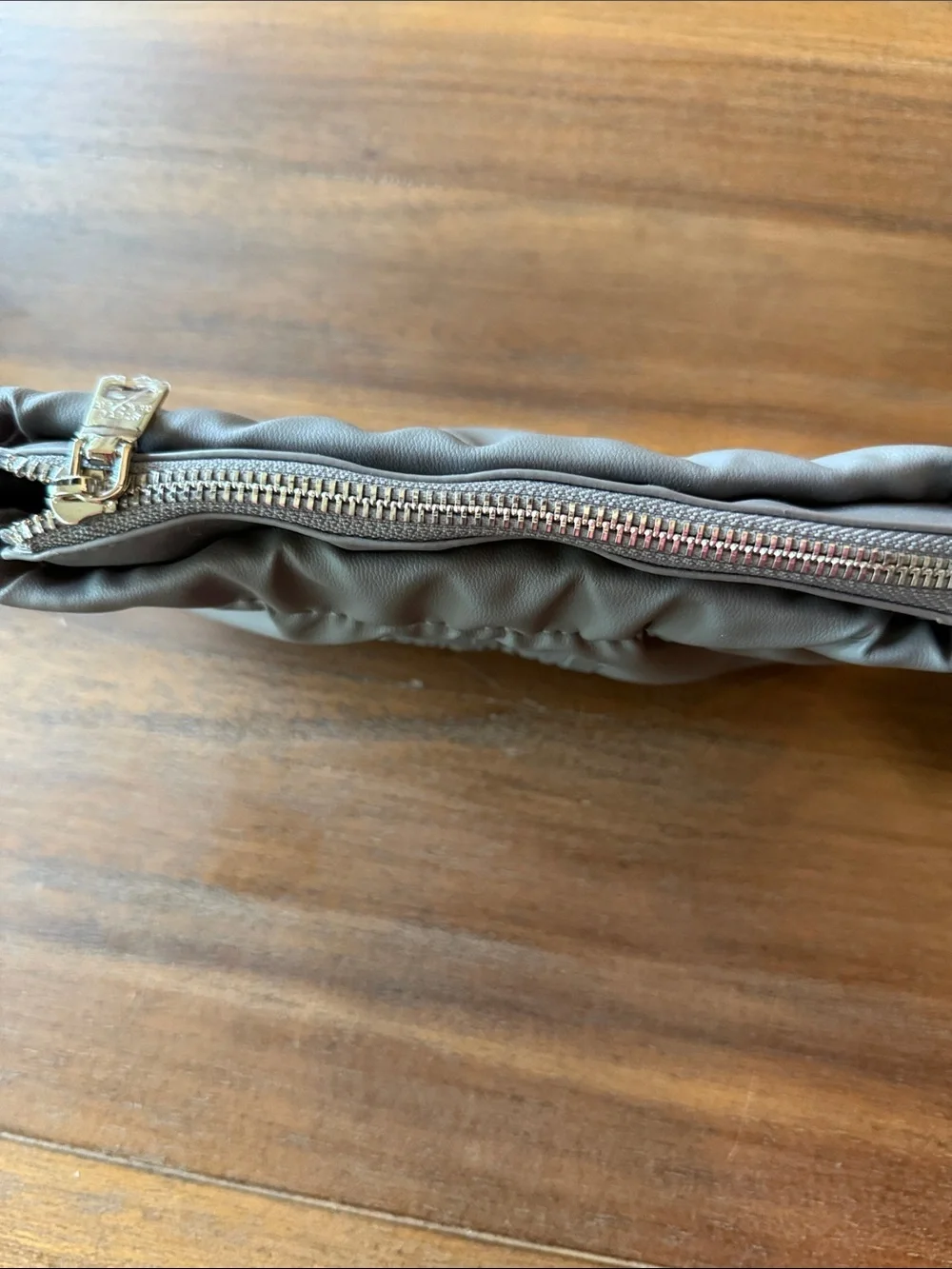 NWT - Steve Madden Gray SM Embossed Purse